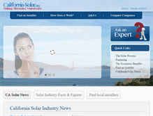 Tablet Screenshot of california-solar.org